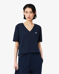 Remera de Algod&oacute;n Suave Cuello en V Fit Relax