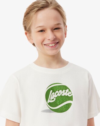 Tennis Print Cotton T-shirt