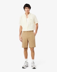 Bermuda Chino em Sarja de Algod&atilde;o Stretch &ndash; Modelagem reta