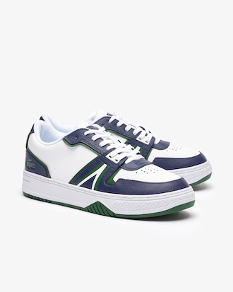 Zapatillas De Hombre Cuero En Contraste L001 De Cuero