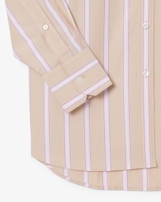 Camisa oversized de popel&iacute;n de algod&oacute;n