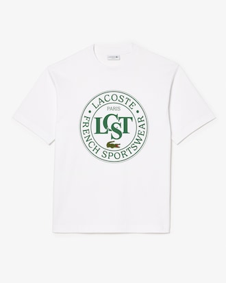 Camiseta de Algod&atilde;o Pesado estampada com Caimento Solto