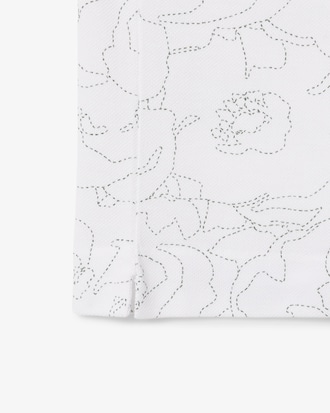 Polo L.12.12 Estampa De Floral Classic Fit