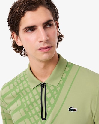 Polo de T&ecirc;nis Slim Fit Gravada Ultra Dry