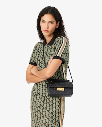 Mini Maheki Embossed Leather Shoulder Bag