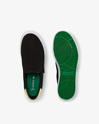 T&ecirc;nis slip-on infantil Jump Serve em lona