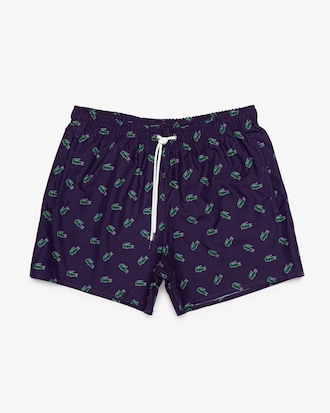 Shorts de Ba&ntilde;o con Estampa de Cocodrilo