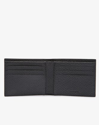 Carteira dobr&aacute;vel masculina Soft Mate em couro granulado fosco