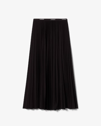 Pollera Plisada Larga Con Cintura Elastizada