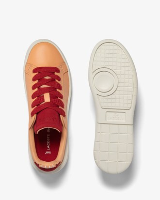 Tênis feminino Lacoste Carnaby Platform em couro