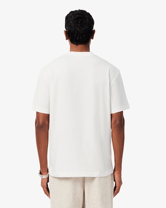 Remera de punto de algod&oacute;n con detalle bordado