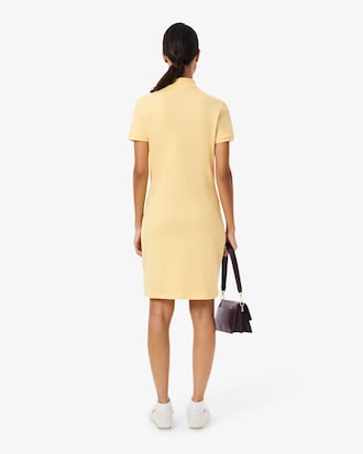 Vestido Estilo Polo De Piqu&eacute; Elastizado Slim Fit