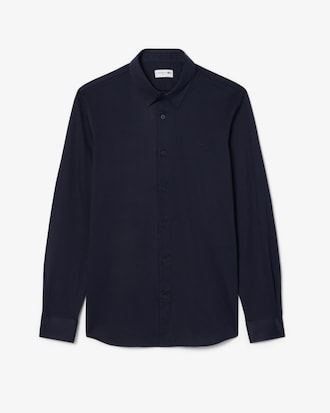 Slim Fit Cotton Blend Commuter Shirt