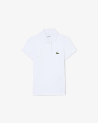 Camisa Polo em Piqu&eacute; com Gola Recortada