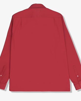 Camisa De Sarga De Algodón Regular Fit