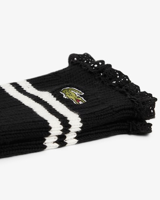 Medias de Encaje Acanaladas