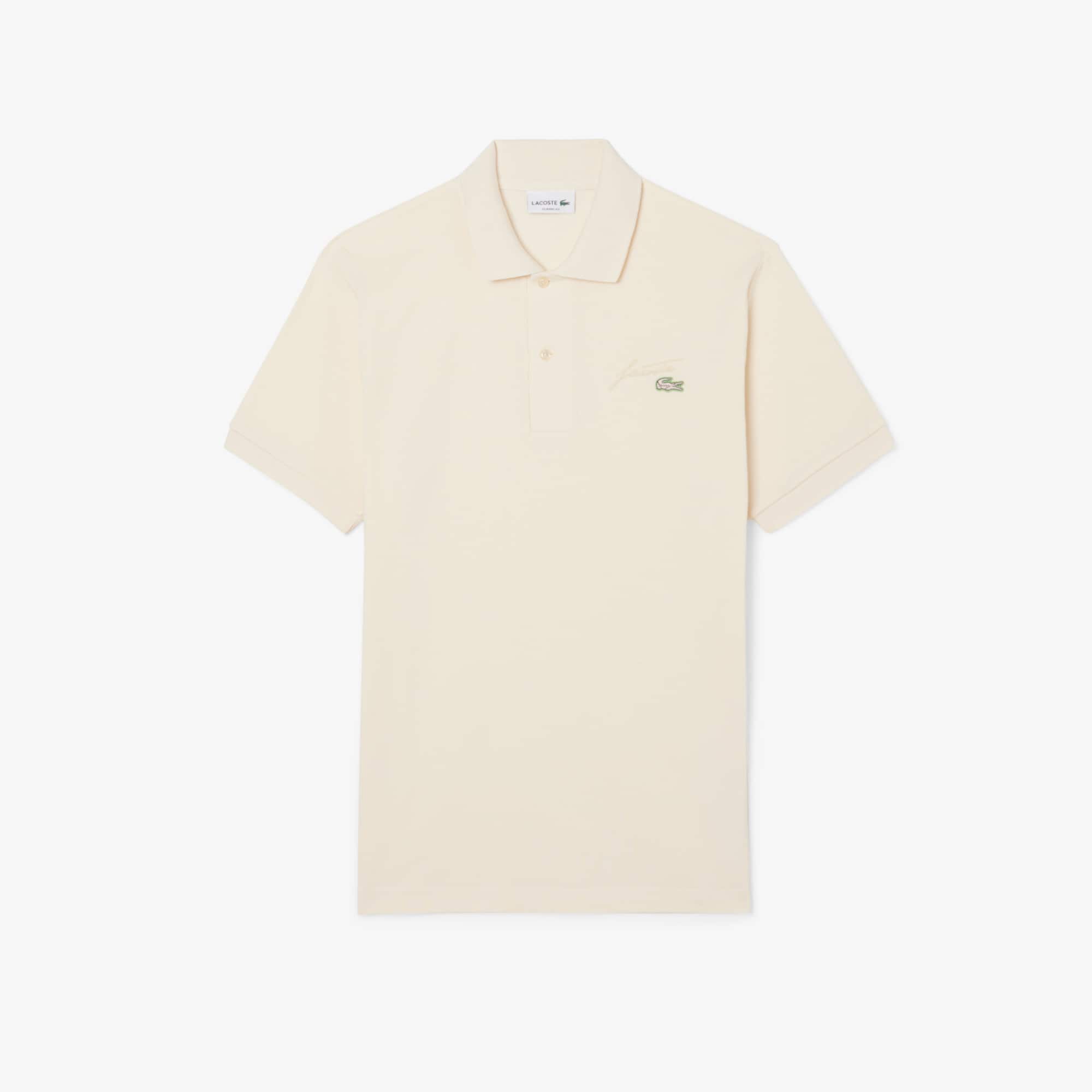 Camisa Polo Masculina Lacoste Mini-Piqué com Detalhe Bordado