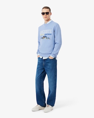 Blusa de Moletom de Velo de L&atilde; com Motivo Bordado