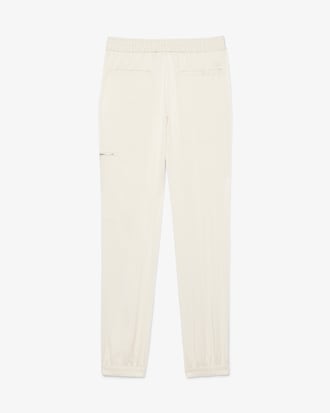 Calça com Bolsos E Zíper Fluidos 