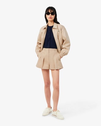 Cotton Gabardine Bermuda Shorts
