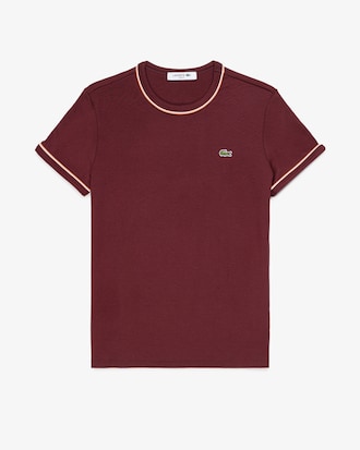 Remera Jersey con Detalle en Contraste