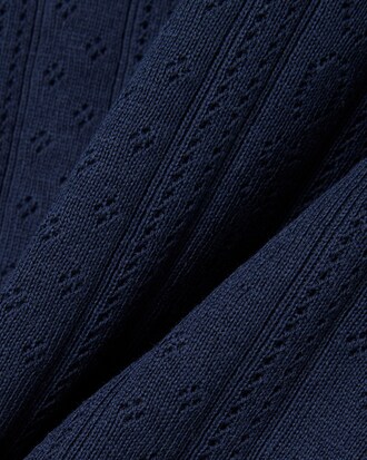 Cardig&atilde; Pointelle - Modelagem ajustada