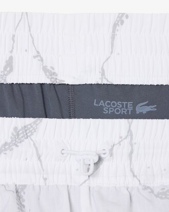 Reflective Print Lined Tennis Shorts
