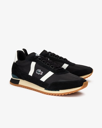 T&ecirc;nis masculino Partner Retro em tecido e camur&ccedil;a