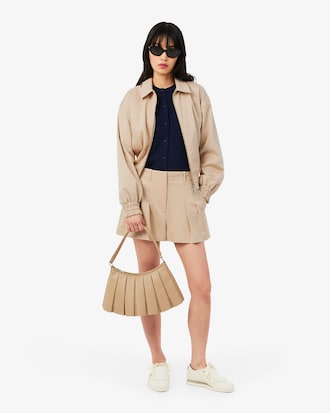 Cotton Gabardine Bermuda Shorts
