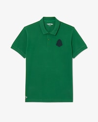 Polo de golf de piqu&eacute; mini con insignia y el&aacute;stico