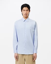 Camisa Rayada De Algod&oacute;n Elastizado Al Cuerpo