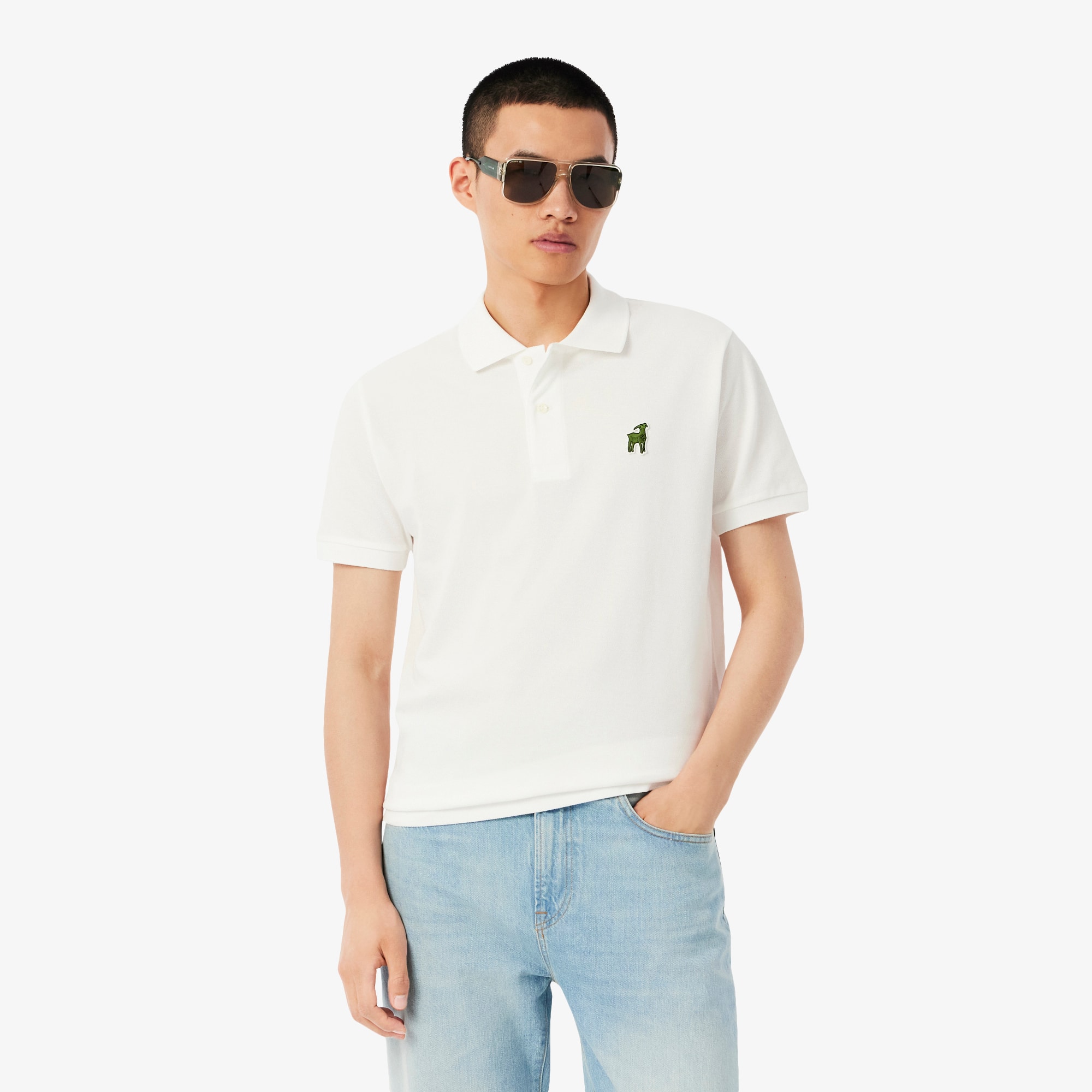 Camisa Polo GOAT Lacoste x Novak Djokovic - Coleção de Tênis