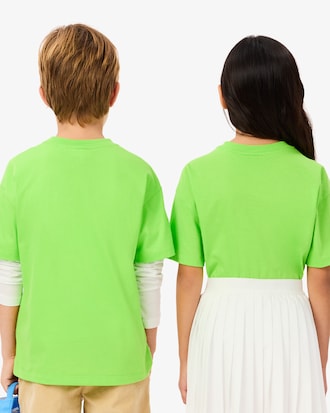 Remera De Algod&oacute;n Con Estampado De Cocodrilo