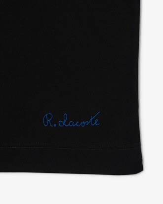 Polo Cl&aacute;sico Paris con Cuello Abierto Bordado