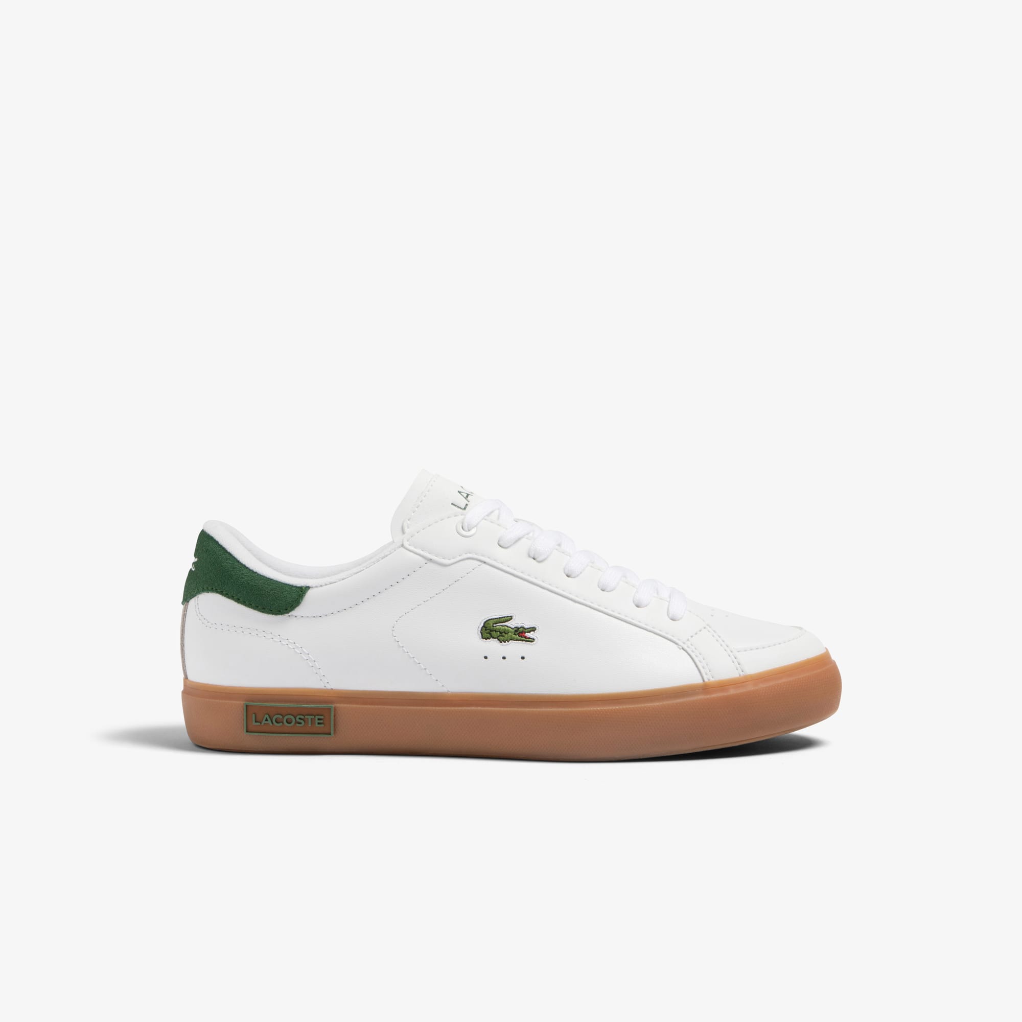 Tênis masculino Lacoste Powercourt Heel Pop em couro - Lacoste