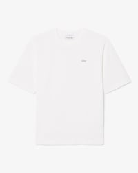 Camiseta de Jersey Pesado de Algod&atilde;o com Corte Solto