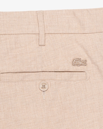 Bermuda Gabardina de Algodón Fit Regular