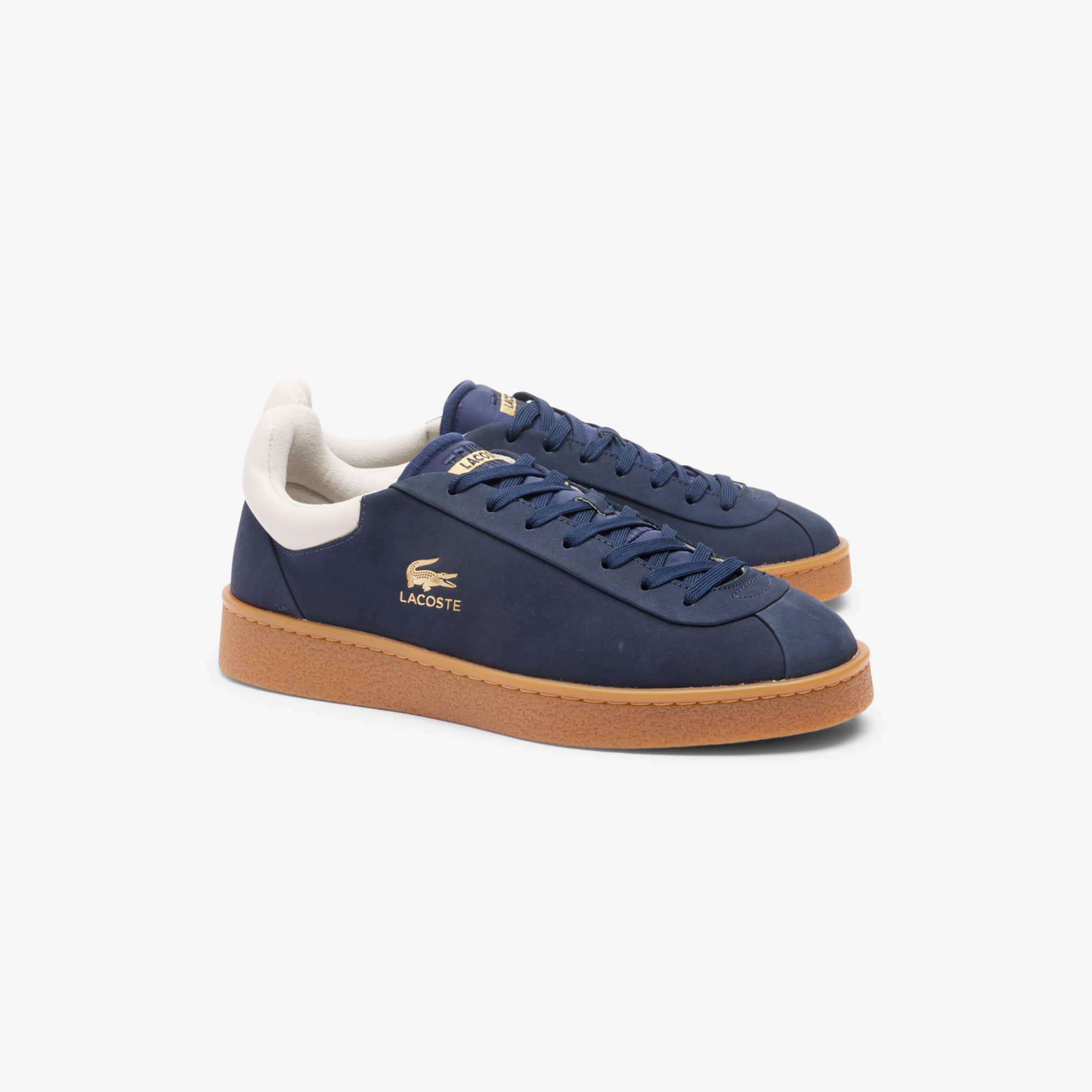 Tênis de Couro Masculino Premium Lacoste Baseshot