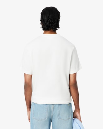 Camiseta de Algodão Pesado com estampa Gráfica