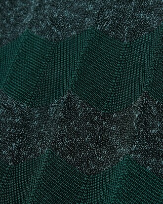 Su&eacute;ter com Gola Polo em Malha Pointelle