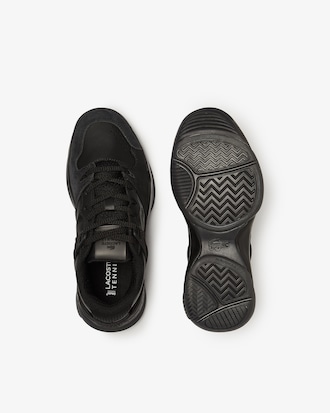 T&ecirc;nis feminino T-Point em couro nobuck