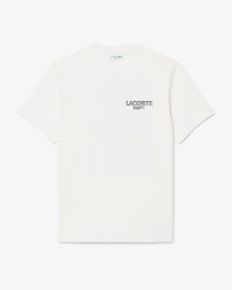 Remera de punto con estampado de tenis