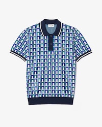 Su&eacute;ter Polo de Algod&atilde;o com Motivo Gr&aacute;fico