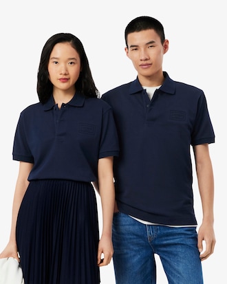 Polo com Estampa em Relevo &ndash; Classic Fit
