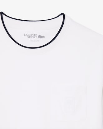 Camiseta Ultra Dry Tennis Heritage com Ins&iacute;gnia