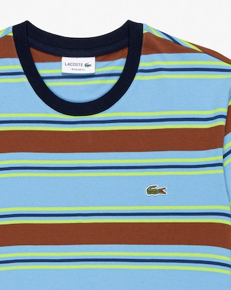 Camiseta Listrada em Algod&atilde;o