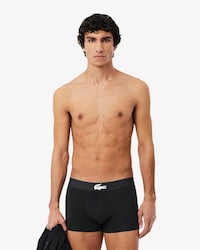 Kit com 3 Cuecas Boxer em Malha Stretch