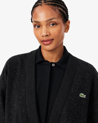 Cardig&atilde; Oversized em L&atilde; Boiled Knit