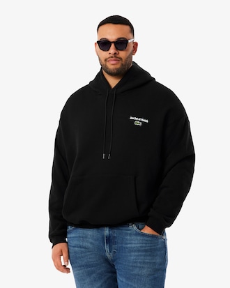 Moletom de Capuz de Velo de L&atilde; de Estampa M&uacute;ltipla