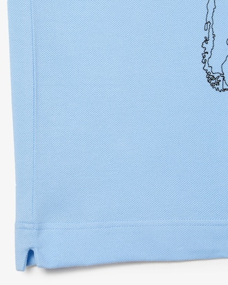 Polo Masculina L.12.12 Original Estampada em Algod&atilde;o Org&acirc;nico